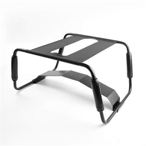 Sex Chair Adjustable Height Black W Arch Bridge Dildo Attachment