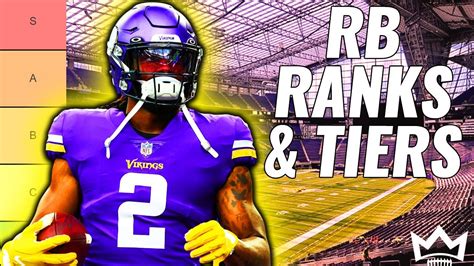 Updated Top Running Back Rankings Tiers Fantasy Football