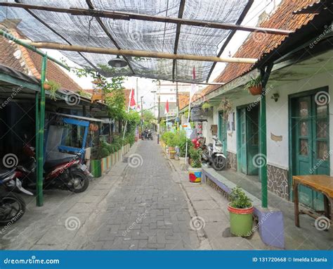 Kampung Batik Semarang editorial stock photo. Image of alley - 131720668