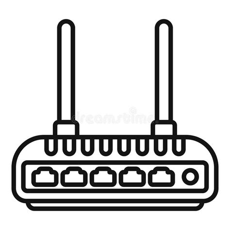 Wireless Router Providing Stable Internet Connection for Remote Work ...