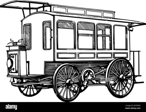 Old Car Isolated On White Stock Vector Image And Art Alamy