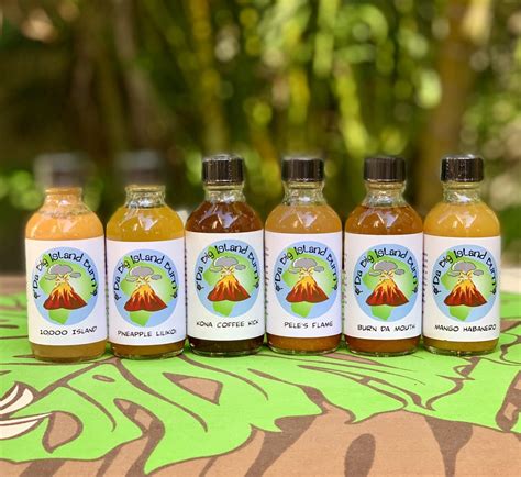 Oz Hot Sauce Pk Pineapple Lilikoi Island Burn Da Mouth Tutu S Pantry