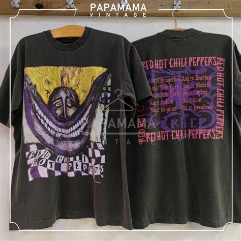 RED HOT CHIILI PEPPER 1994 ปาย USA เสอวนเทจ เสอทวร วงรอค สไตลวนเทจ papamam