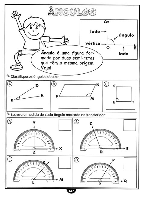 Tipos De ângulos 4 Ano - 9