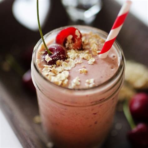 Cherry Smoothie Recipe With Yogurt Sau Cady