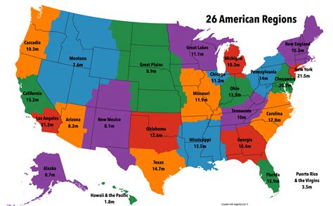 Cultural Regions Map