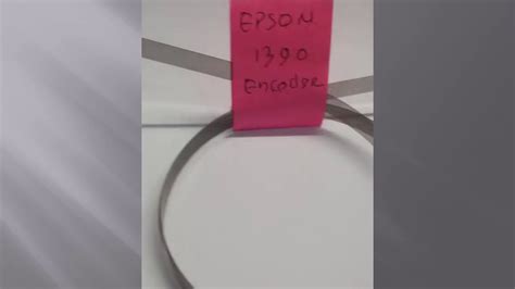 Encoder Strip Epson Youtube