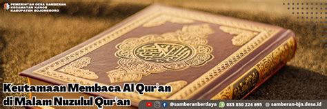 5 Keutamaan Membaca Al Qur An Di Malam Nuzulul Quran Desa Samberan