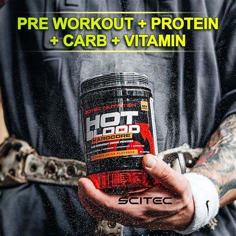 SCITEC NUTRITION HOT BLOOD HARDCORE 30 SER GymWhey Shop