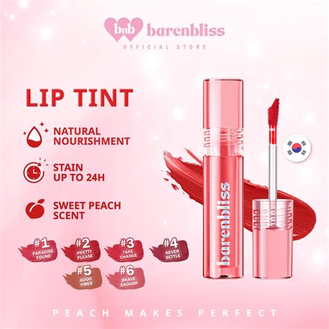 Bnb Barenbliss Peach Makes Perfect Lip Tint Korea Lip Gloss H