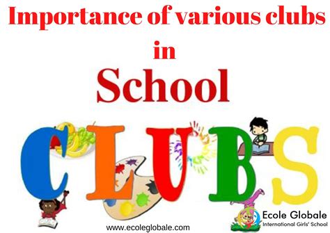 Importance of various clubs in school