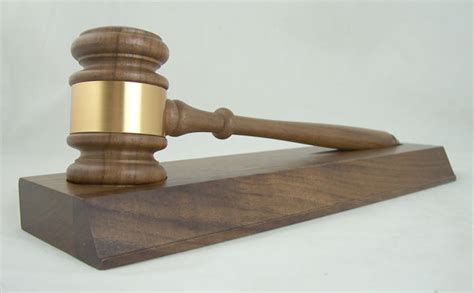 Walnut Gavel Display Set