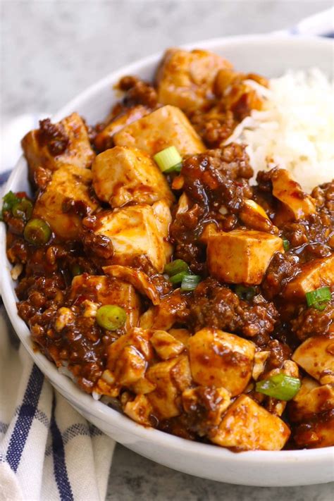 Bean Curd Szechuan Style Mapo Tofu