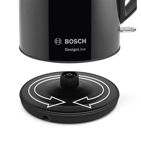 Bosch TWK3P423 Hervidor Agua 1 7L 2400W Negro PcComponentes