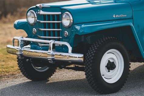 A Completely Restored 1951 Willys 4x4 Pickup Truck