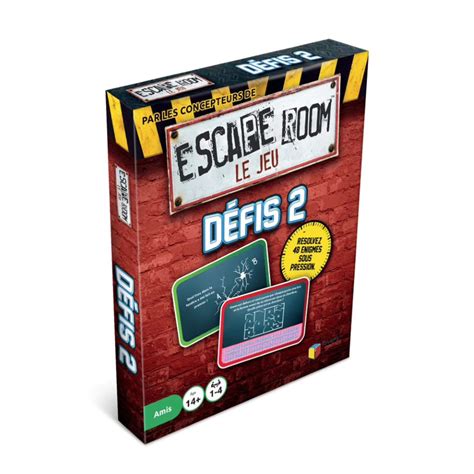 Escape Room le jeu Défis 2 Maitre des Jeux