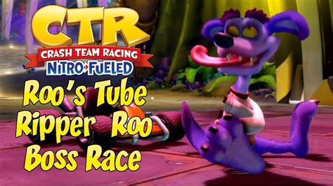 Crash Team Racing Nitro Fueled BOSS RIPPER ROO And ROO S TUBE PT BR