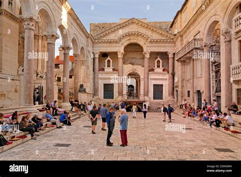 Restored View Of The Palace Of Diocletian