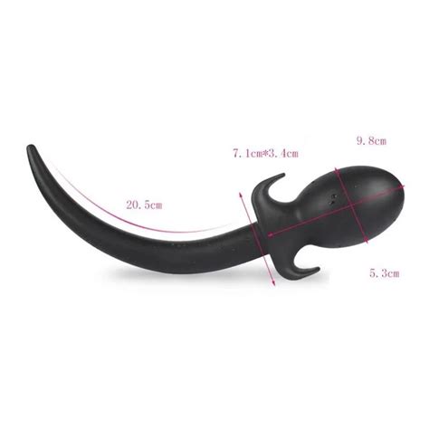 Plug Anal Rabo Em Silicone Buttplug Tail Grande Pet Play Shopee Brasil