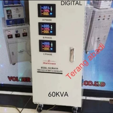 Jual Stabilizer Matsunaga 60KVA 3phase Stavol Matsunaga 60 000watt