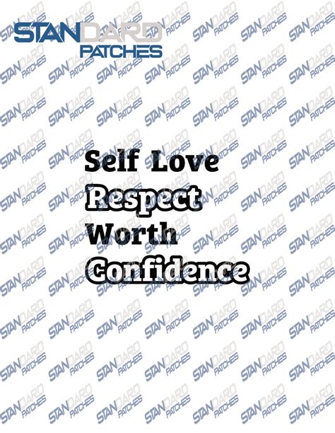 Self Love Respect Worth Confidence Svg Font Digital File Etsy