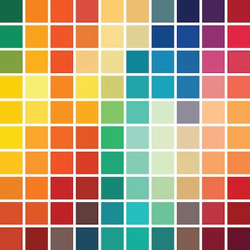 color palette color template chart premium vector