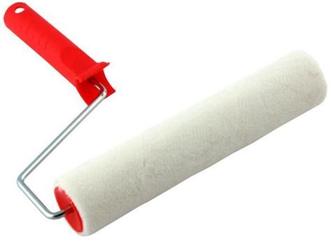 Валик малярный, полиакрил+шерсть велюр 240мм, ворс 4мм, с ручкой купить ...