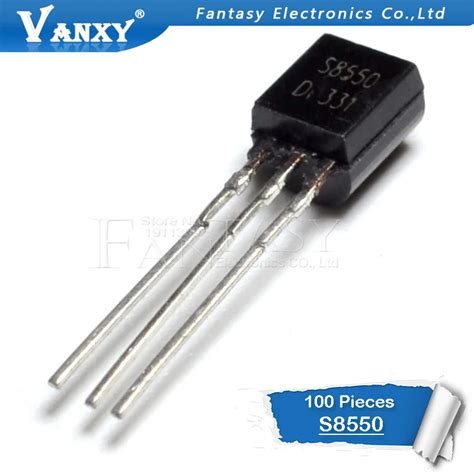 100pcs S8550 TO92 S8550D TO 92 8550 TRANSISTOR (PNP) 0.5A 40V new and ...