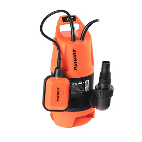 Насос погружной дренажный Patriot F 8800 для грязной воды 13000 л/час ...