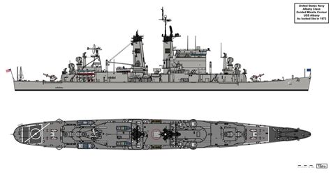 Uss Albany Missile Cruiser 1972 By Tzoli On Deviantart