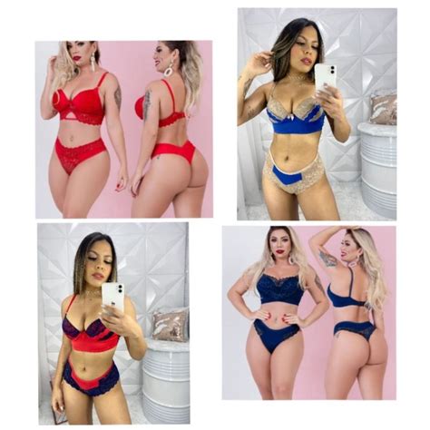 Kit C Conjunto De Lingerie Shopee Brasil