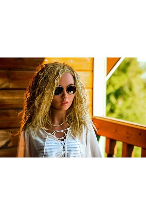 Poupée sexuelle blonde en TPE WM DOLLS cm Bonnet B Tête