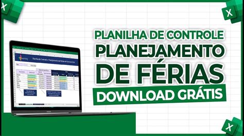 Planilha De Controle E Planejamento De F Rias