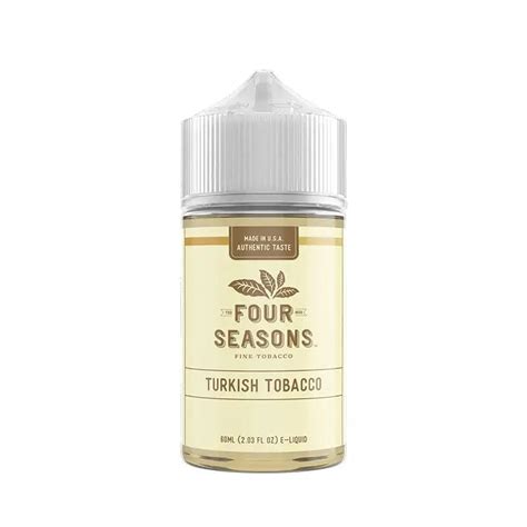Four Seasons E Liquids Turkish Tobacco 60ml Vape Juice Eightvape