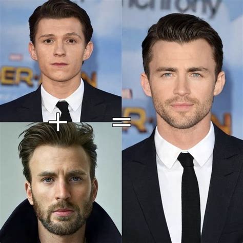 Tom Holland and Chris Evans Marvel Morph