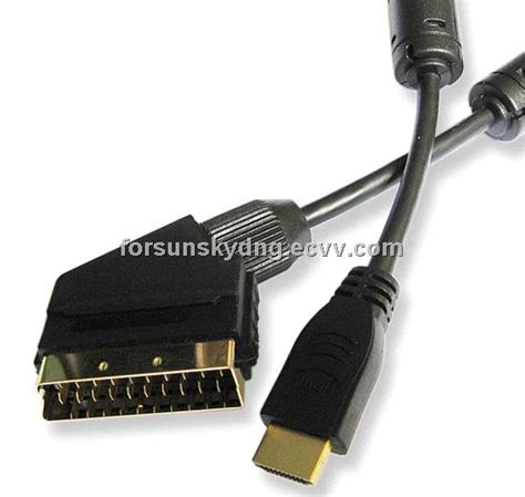 Scart Cable (Scart Plug To HDMI plug ) from China Manufacturer ...