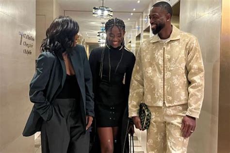 Zaya Wade Celebrates Dad Dwyane Wades Hall Of Fame Induction