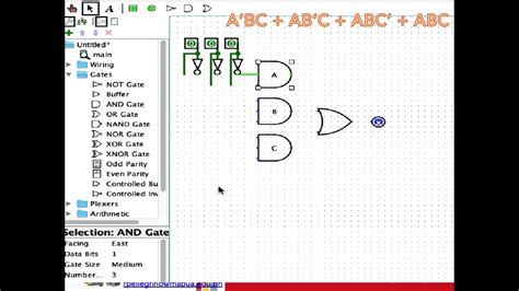 Simplifying Logic Circuits De Morgans Design Sample Contd Youtube