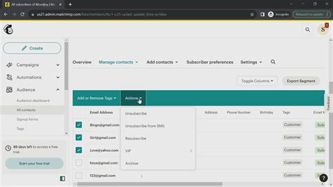 Onboarding On Mailchimp Desktop Examples Page Flows Video And 66