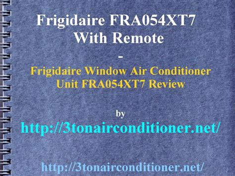 Frigidaire_5000_BTU_Air_Conditioner by Will Sherman - Issuu