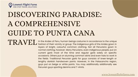 Ppt Discovering Paradise A Comprehensive Guide To Punta Cana Travel