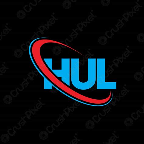 hul logo hul letter hul letter logo design initials hul stock