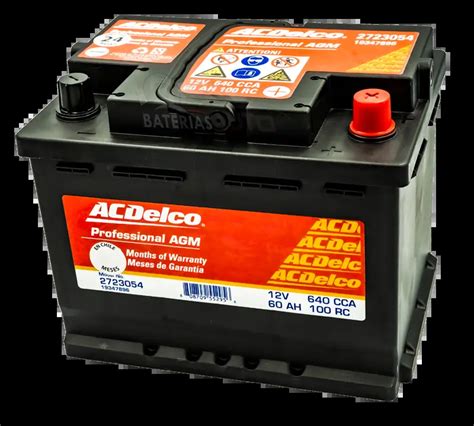 BATERIAS ACDELCO AGM60L2 60 AH - baterias auto