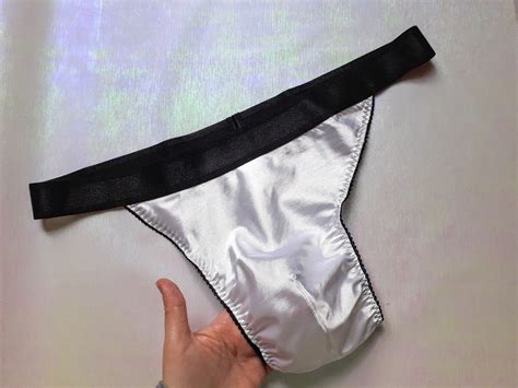 Mens Silk Thong Silk Panties Satin Lingerie Silk Lingerie Etsy