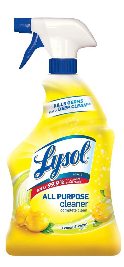 Lysol All Purpose Cleaner Spray, Lemon Breeze, 32oz, Tested & Proven to