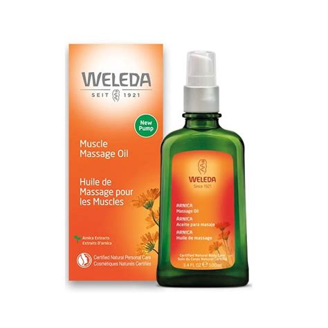 Weleda Масажно масло за тяло с арника помпа х100 мл