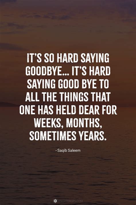 70 Goodbye Quotes to Express an Emotional Farewell - Bright Drops