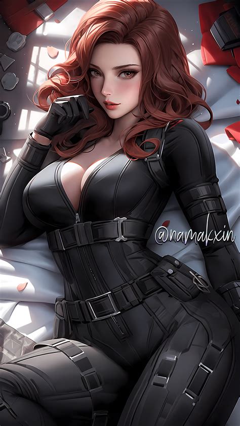 Chat With Black Widow Futa Futanari Hero