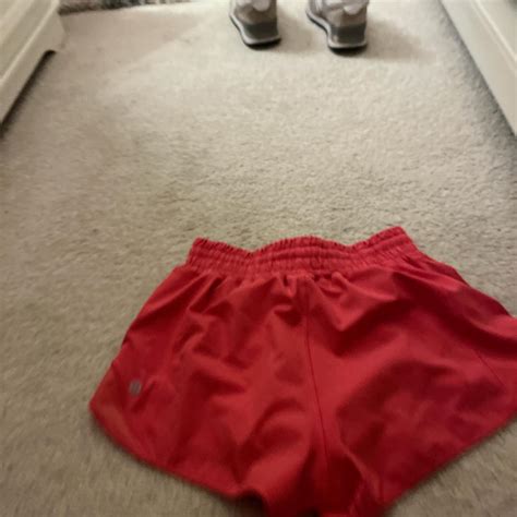 Lululemon Lip Gloss Hotty Hot Shorts High Rise Depop