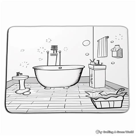 Bathroom Coloring Pages Free And Printable